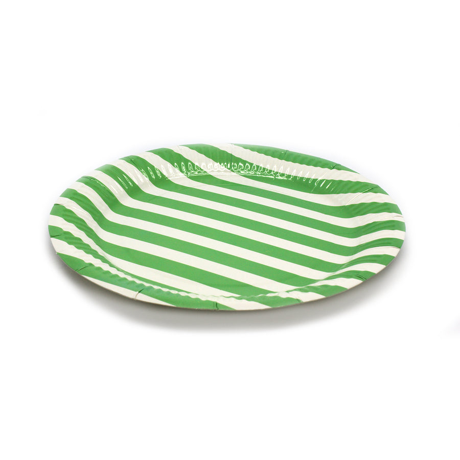 Paper Plates (Stripe Green)