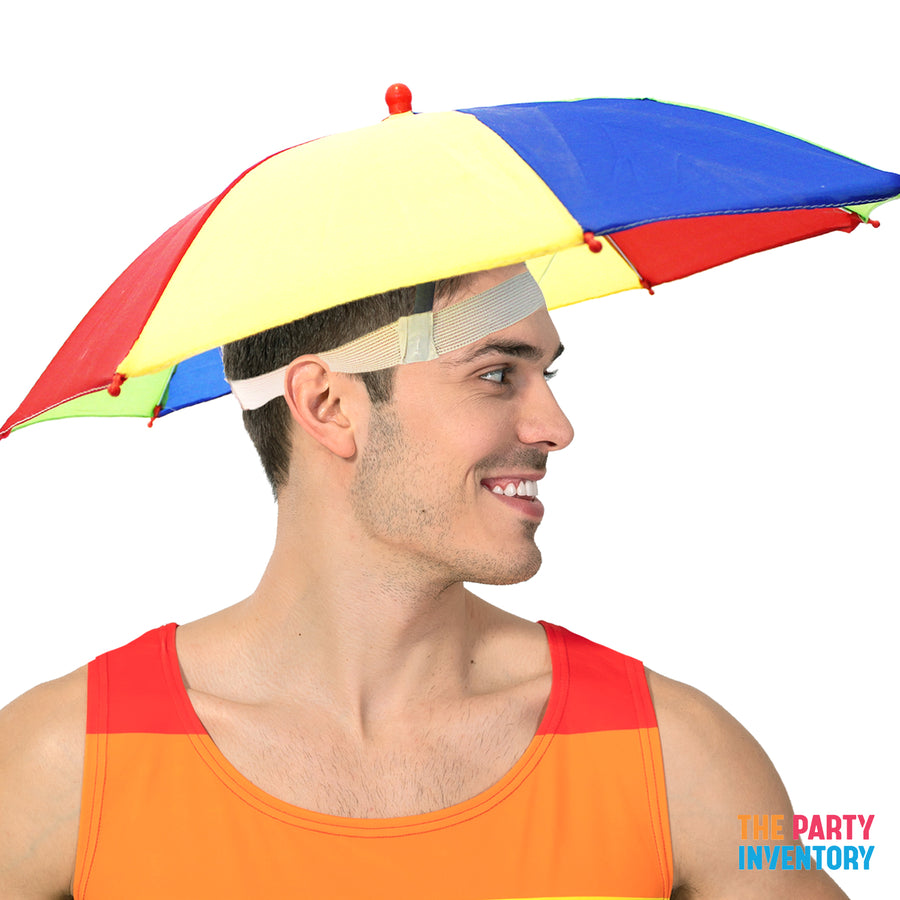 Rainbow Umbrella Hat