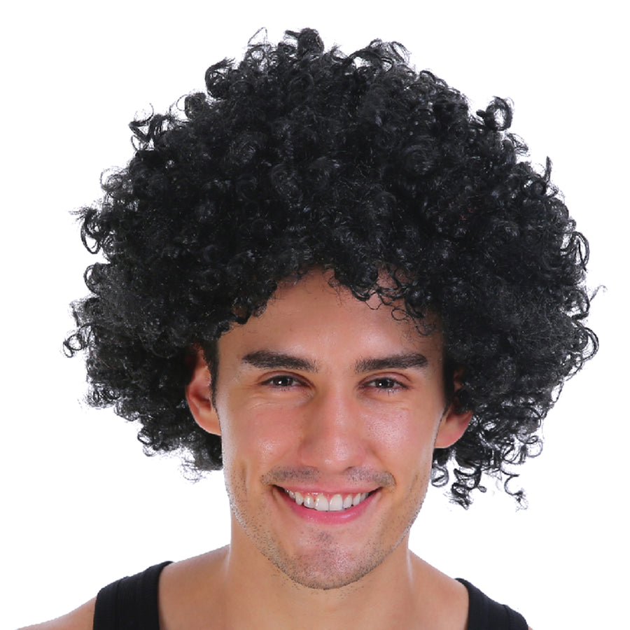 Mens Afro Wig (Black)