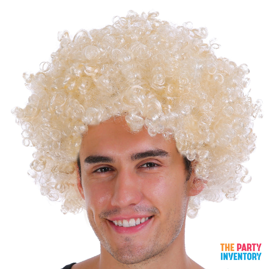 Mens Afro Wig (Blonde)