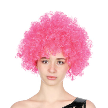 Afro Wig (Hot Pink)