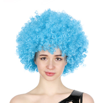 Afro Wig (Light Blue)