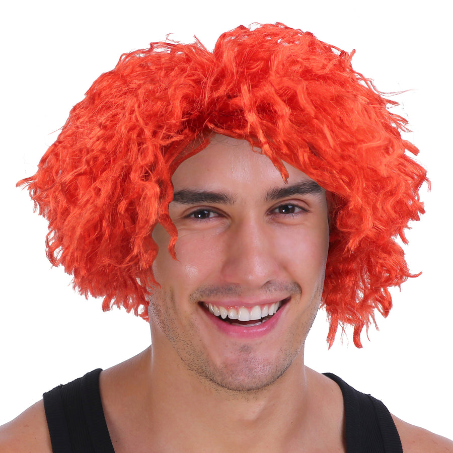 Red Crazy Wig