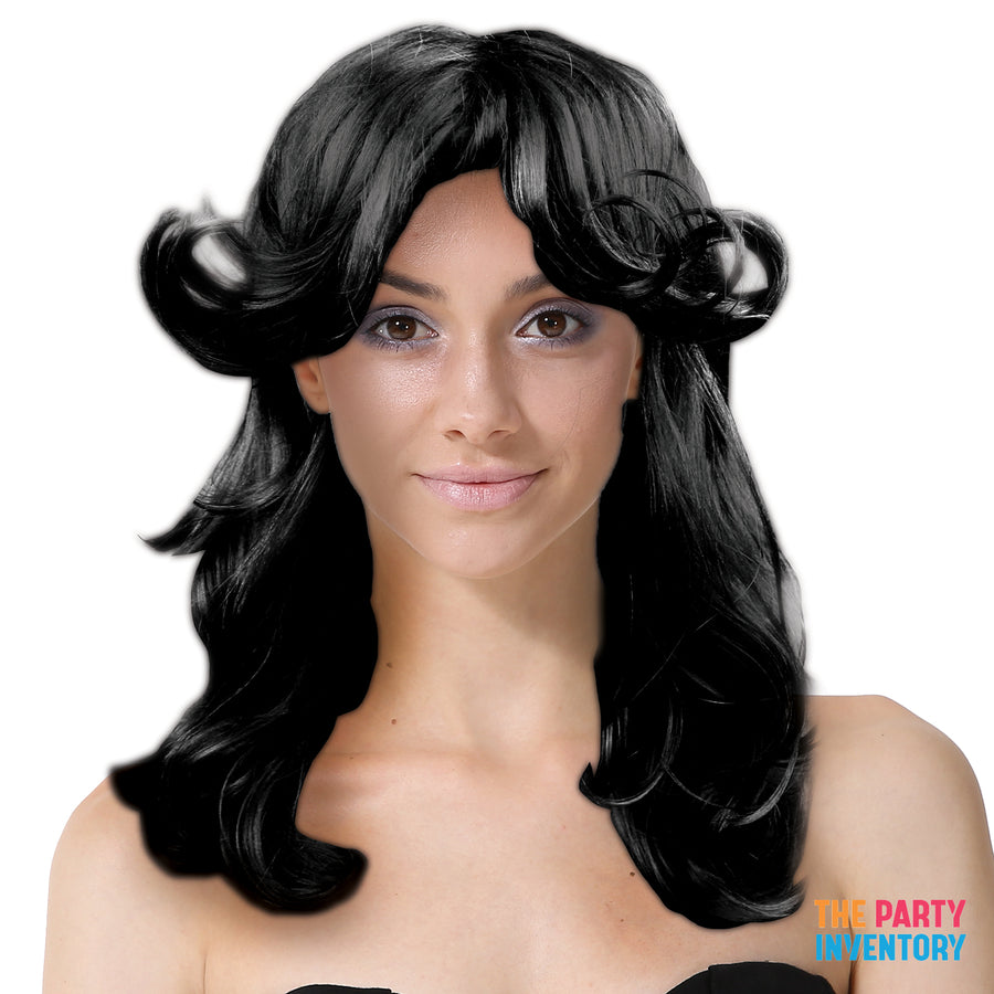 70s Diva Wig (Black)