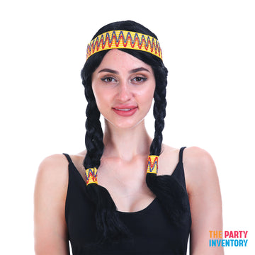 Ladies Native American Plaited wig