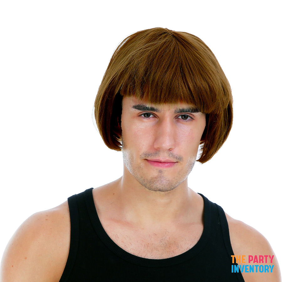 Mens Fringe Wig (Brown)