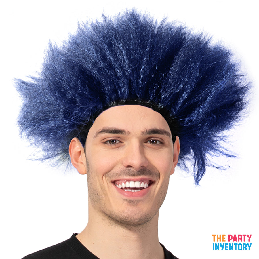 Blue Explosion Wig