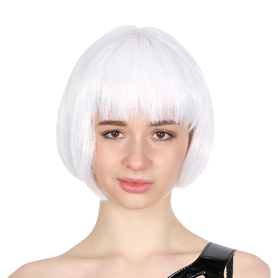 White Bob Wig