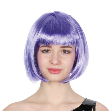 Purple Bob Wig