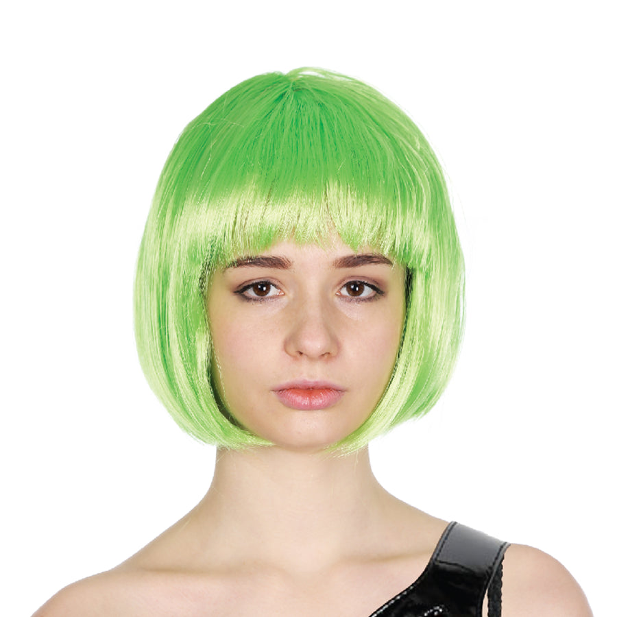 Green Bob Wig