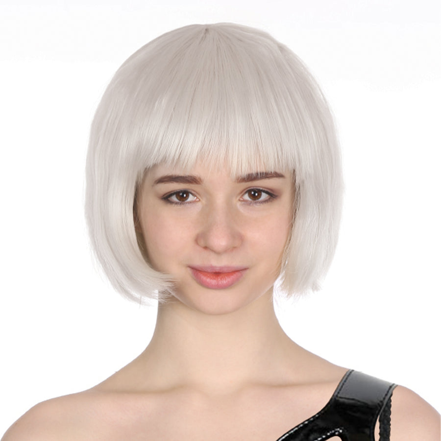 Silver Blonde Bob Wig