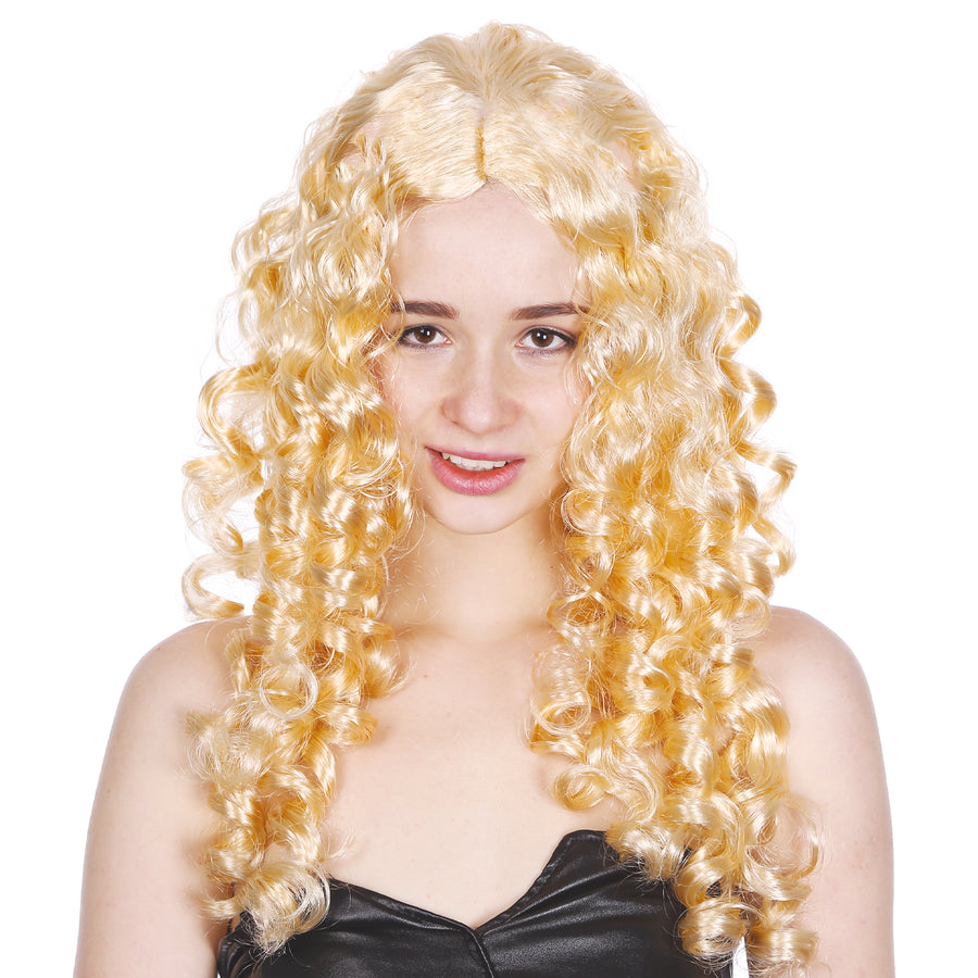 Blonde Long Curly Wig