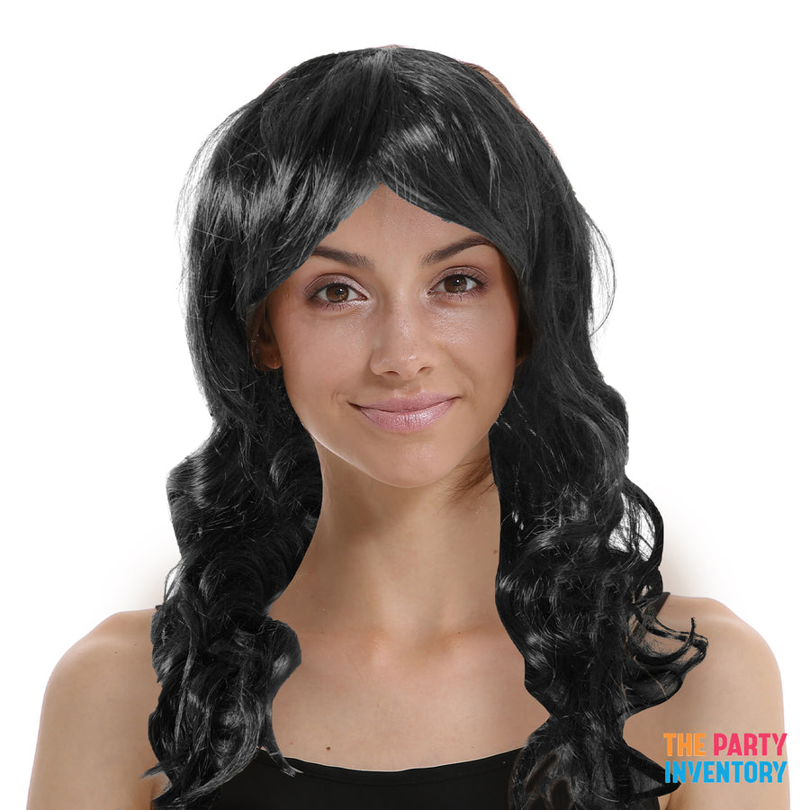 Soft Wavy Black Wig