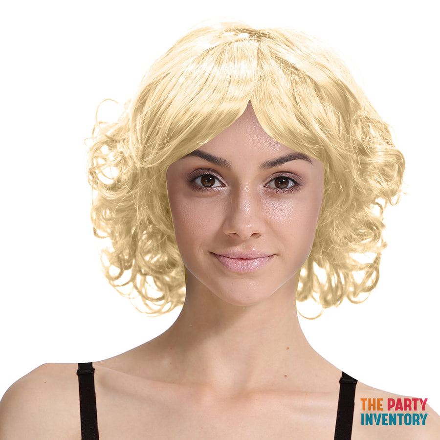 Curly Bob Wig (Blonde)