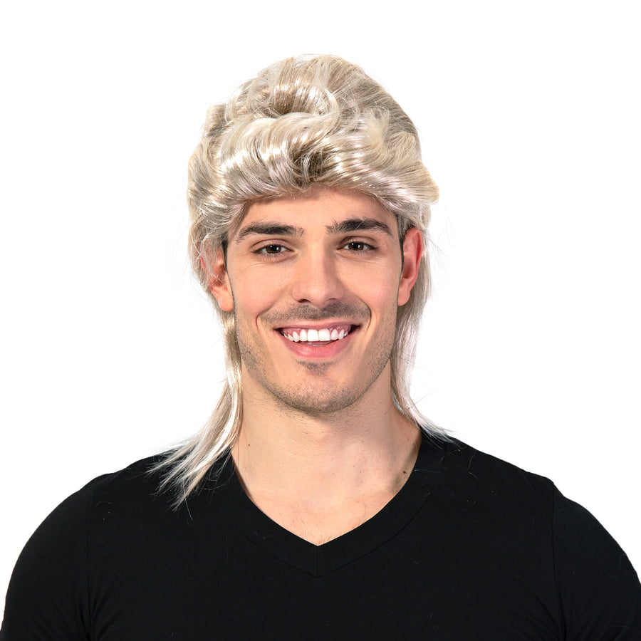 Blonde Mullet Wig