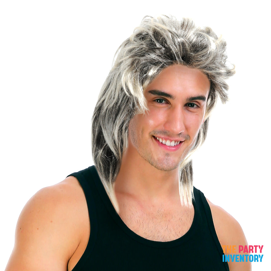 Ash Blonde Mullet Wig