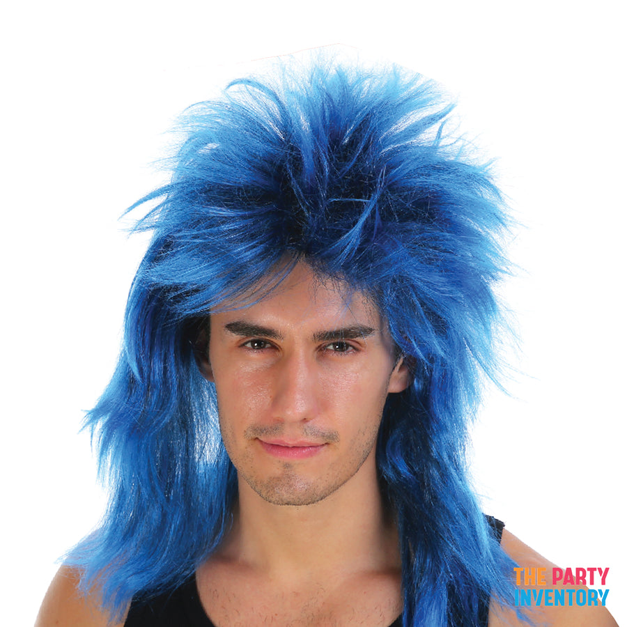 Blue 2025 wig punk