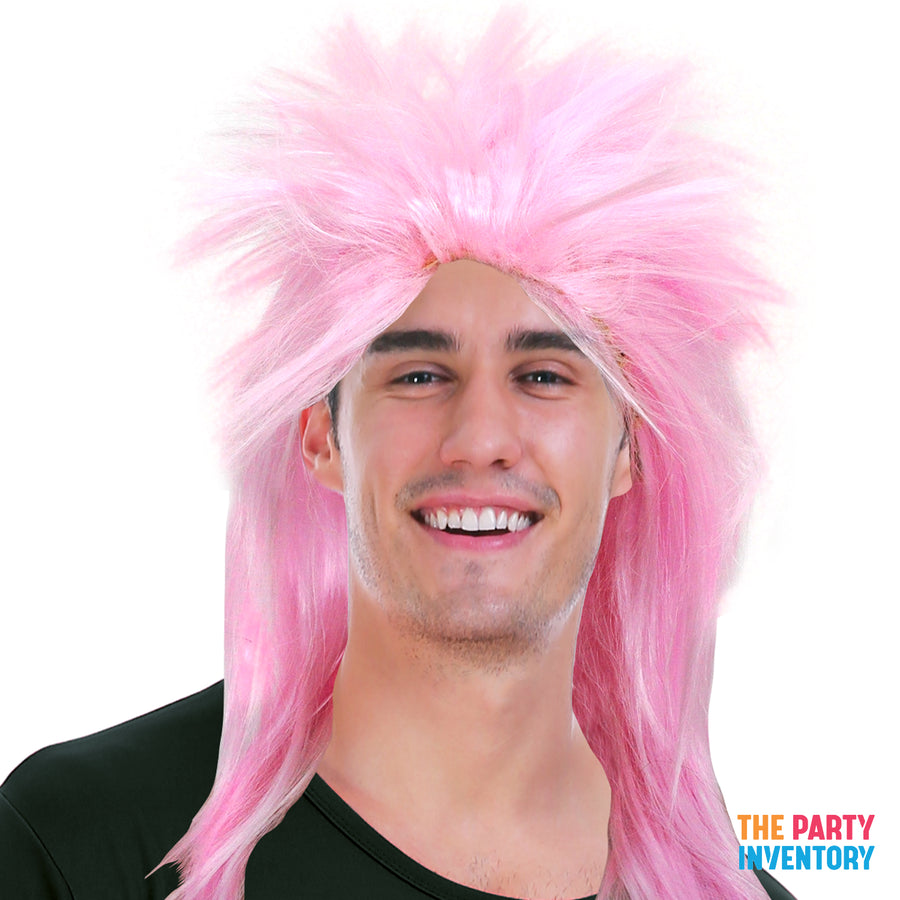 Light Pink Spiky Punk Rock Wig