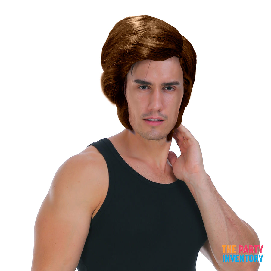 Mens 60s Wig (Brown)