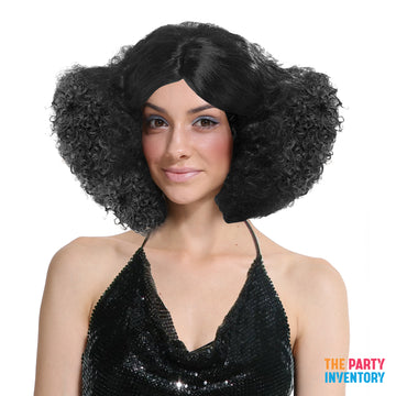 70s Disco Wig (Black)