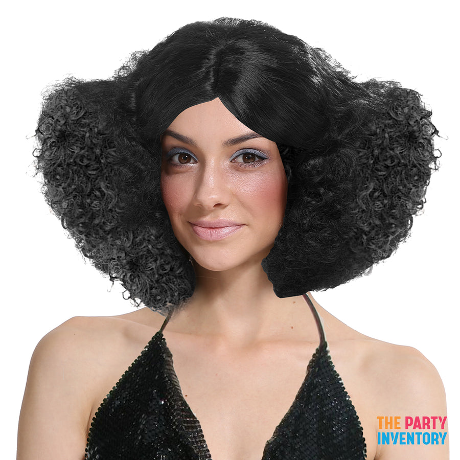 70s Disco Wig (Black)