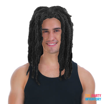 Mens Rastas Dreadlocks Wig (Black)