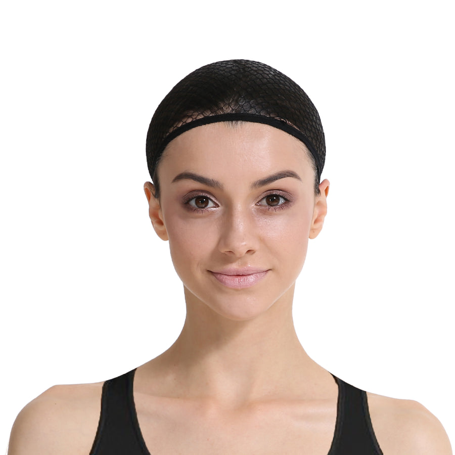 Black Closed Wig Cap