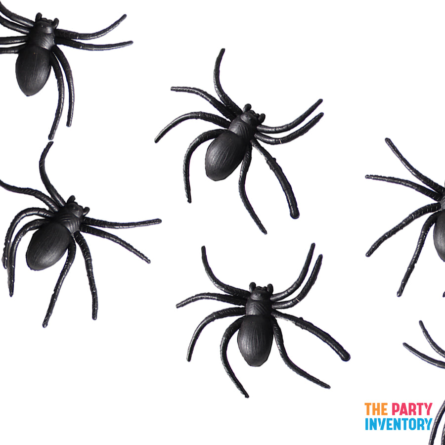 Plastic Spider (6pcs)