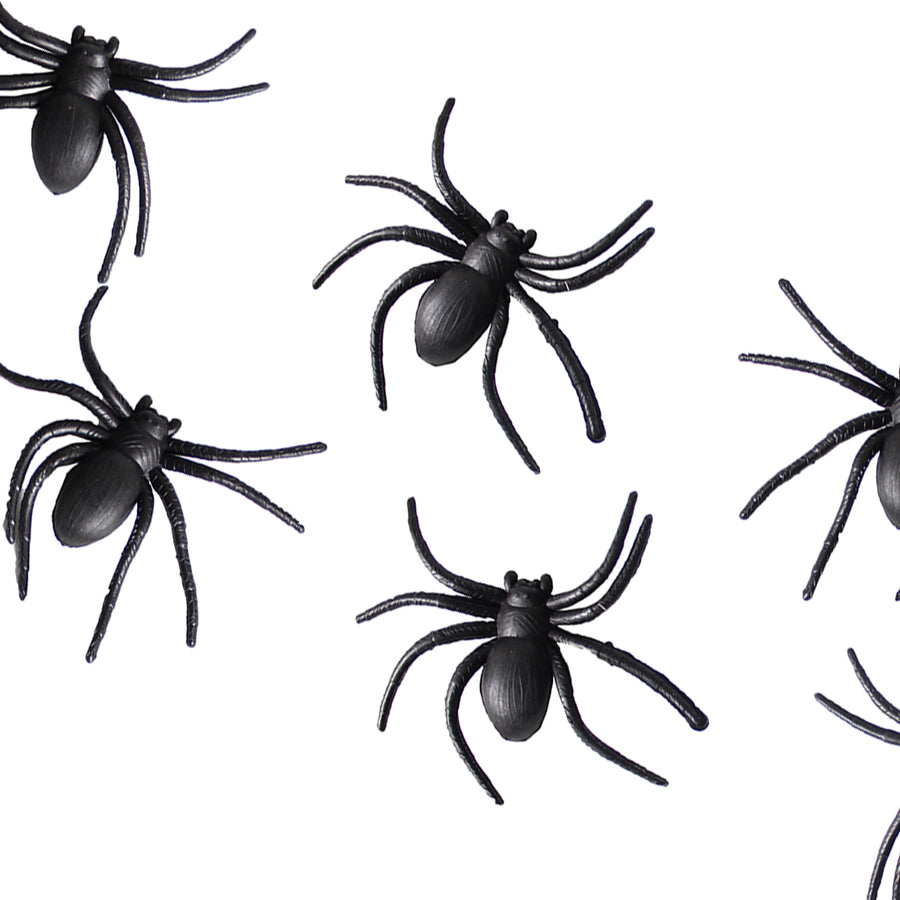 Plastic Spider (6pcs)