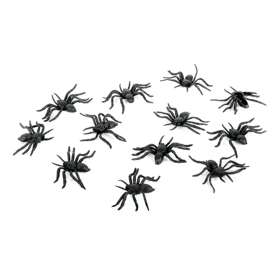 Plastic Spiders (12pcs)