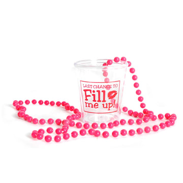 Shot Glass Necklace (Fill Me Up)