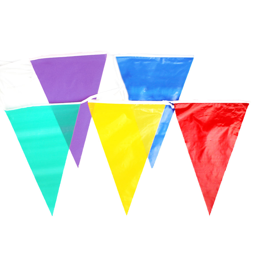 Plastic Bunting Flags (Multicolour)