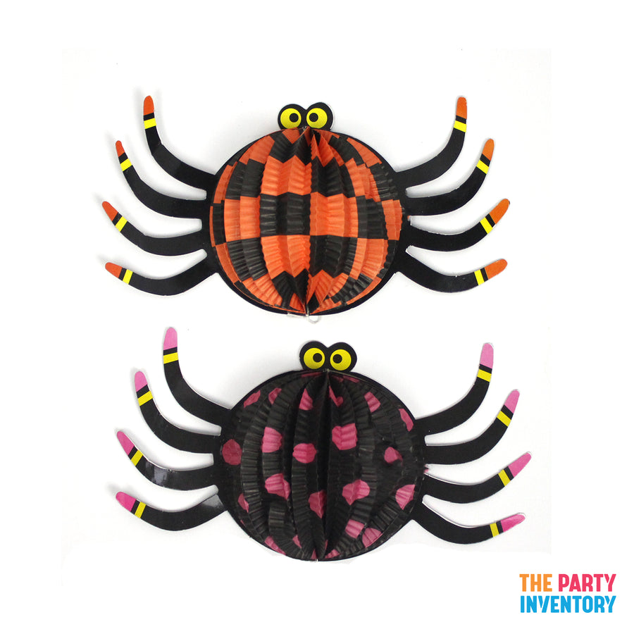 Paper Spider Decorations (2pk)