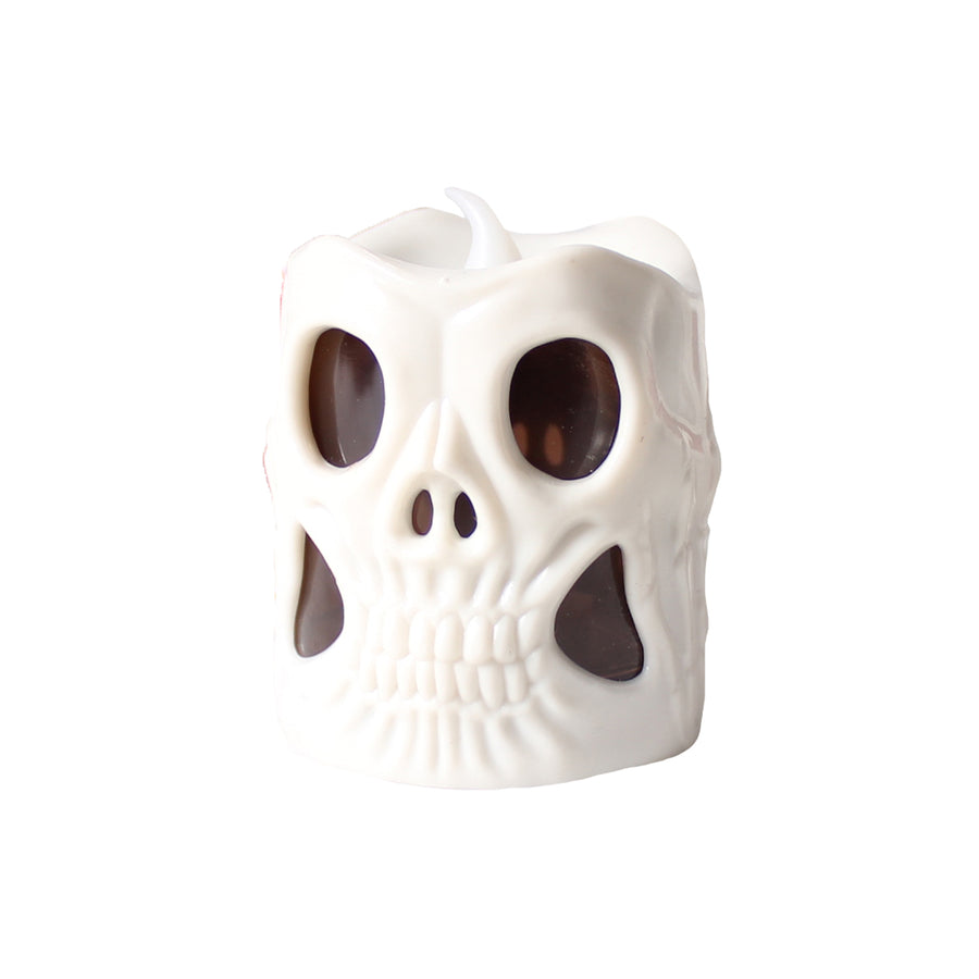 Halloween Skull Candle Lights (4pk)