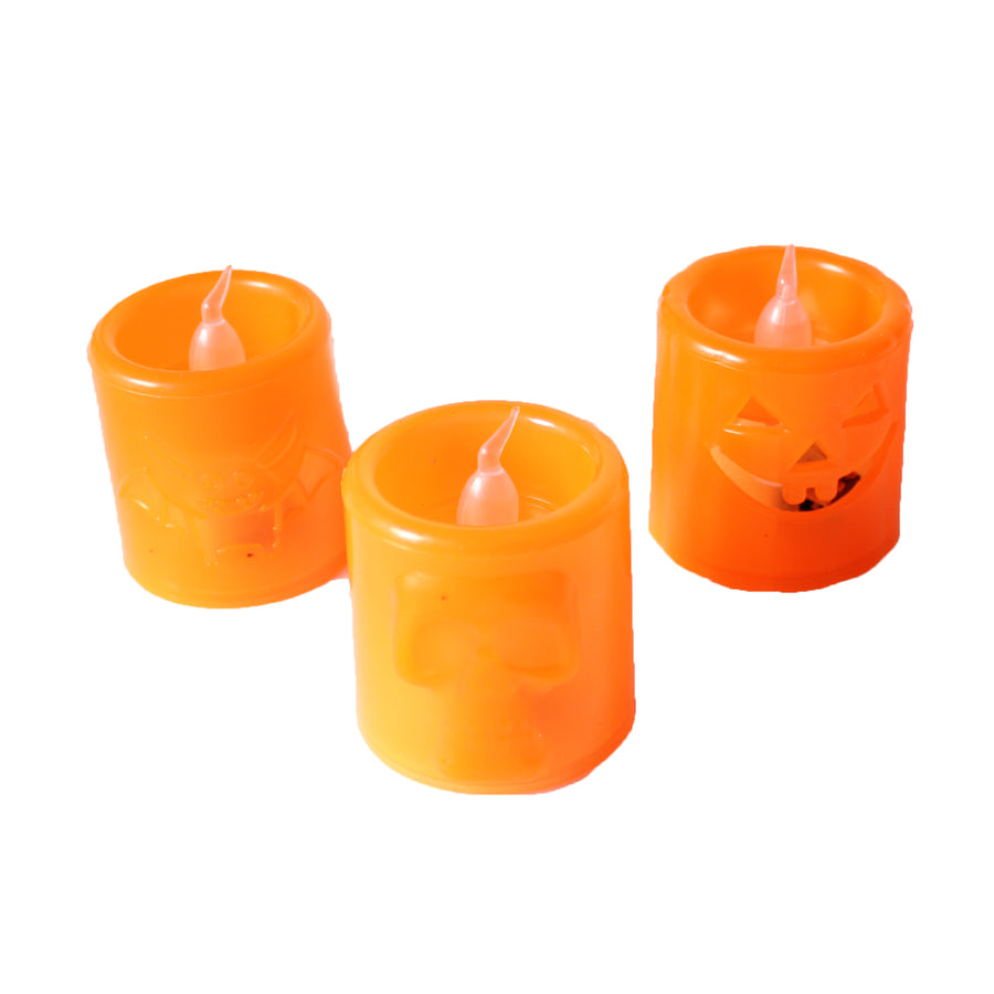 Orange Halloween Candle Lights