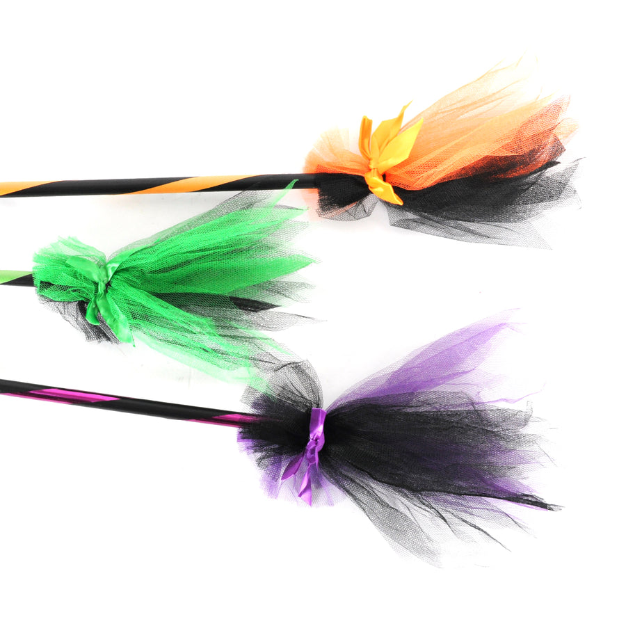 Tulle Witch Brooms