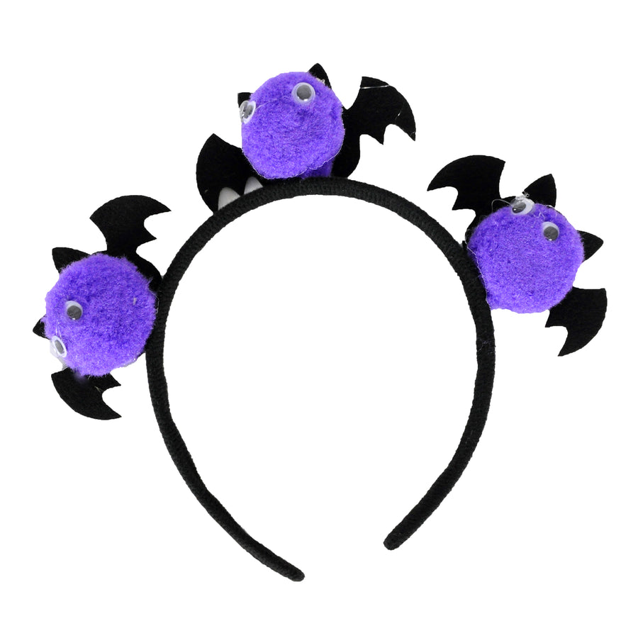 Cute Purple Bats Headband