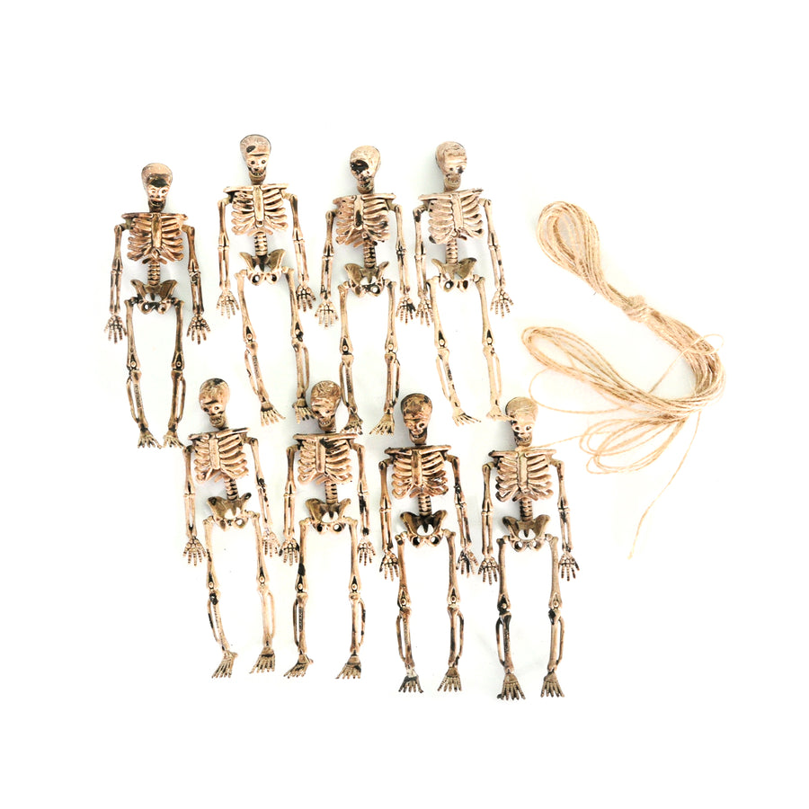 Deluxe Skeleton Decoration Garland 8pcs (6m)