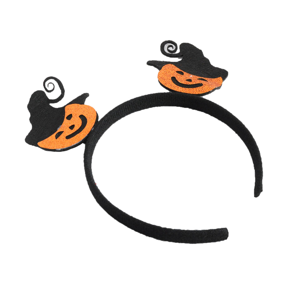 Witchy Pumpkin Glitter Headband