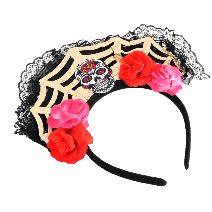 Day of the dead Floral Headband