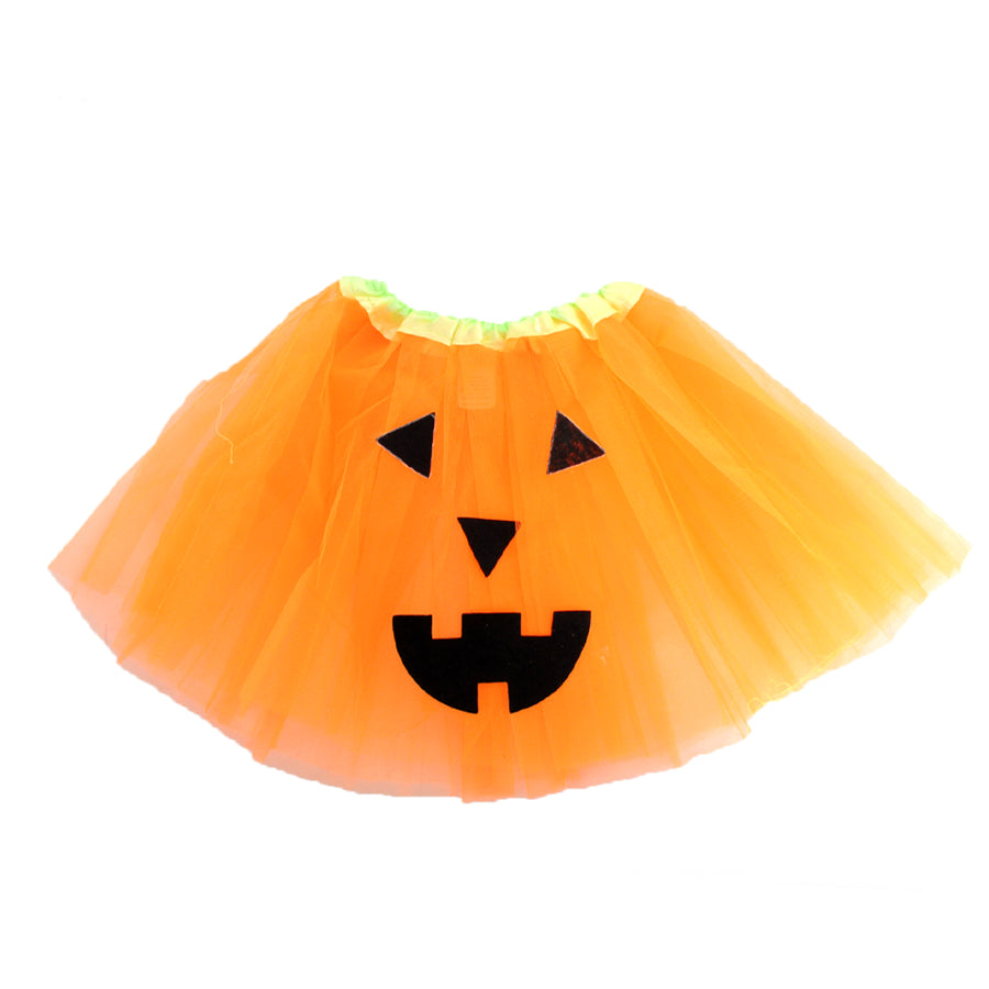 Kids Pumpkin 3Pcs Tutu Accessory Set