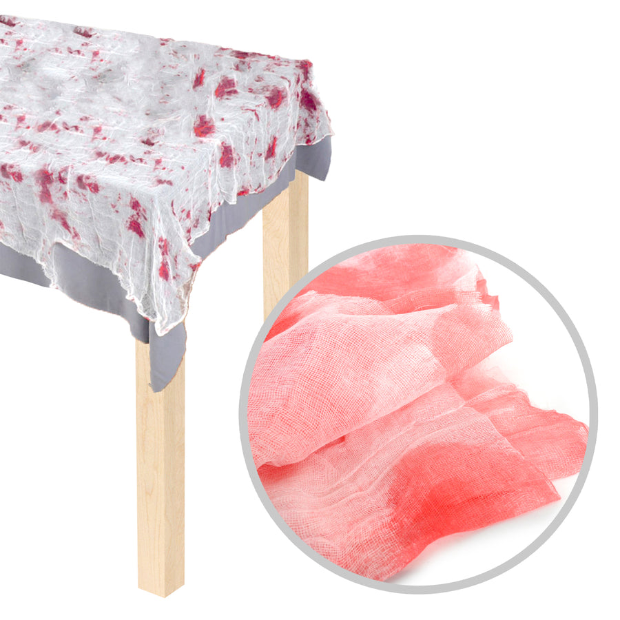 Bloody Gauze Table Cover