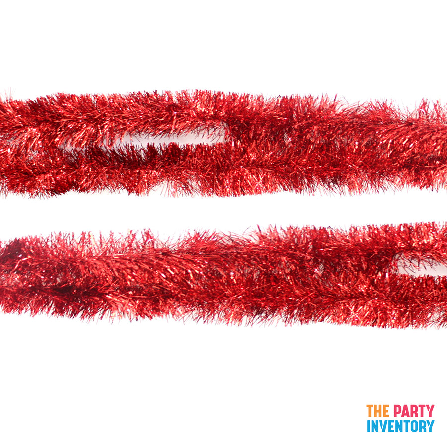 Small Christmas Tinsel (Red)