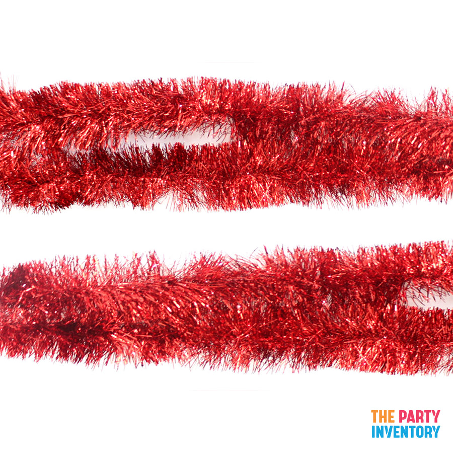 Medium Christmas Tinsel (Red)