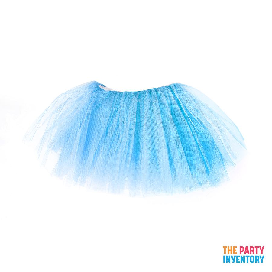 Children Plain Blue Stiff Tutu