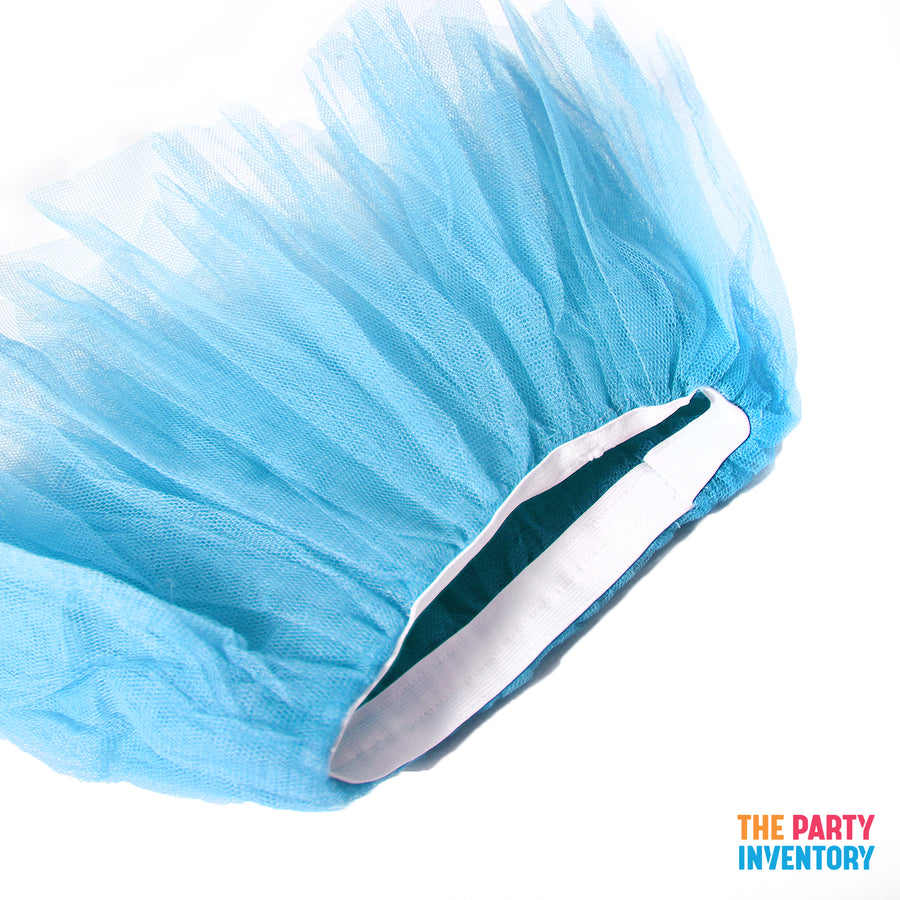 Children Plain Blue Stiff Tutu