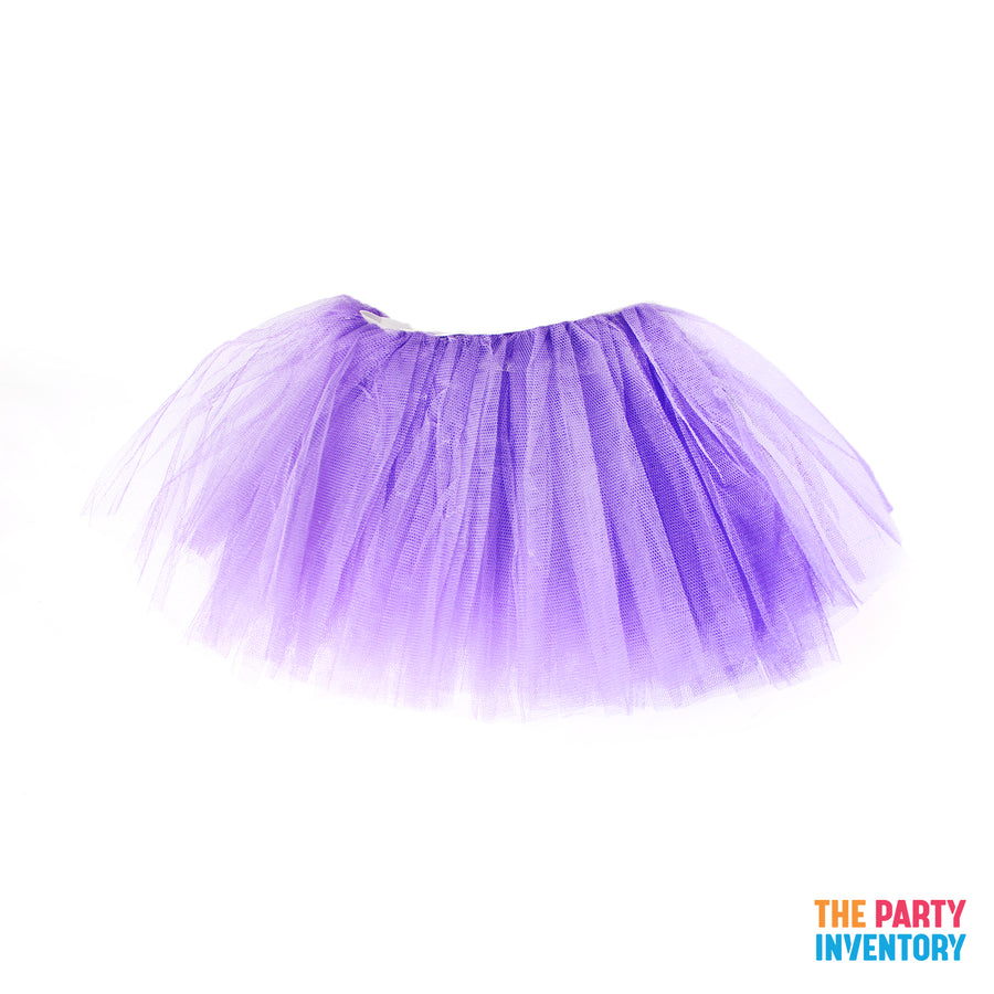 Children Plain Purple Stiff Tutu