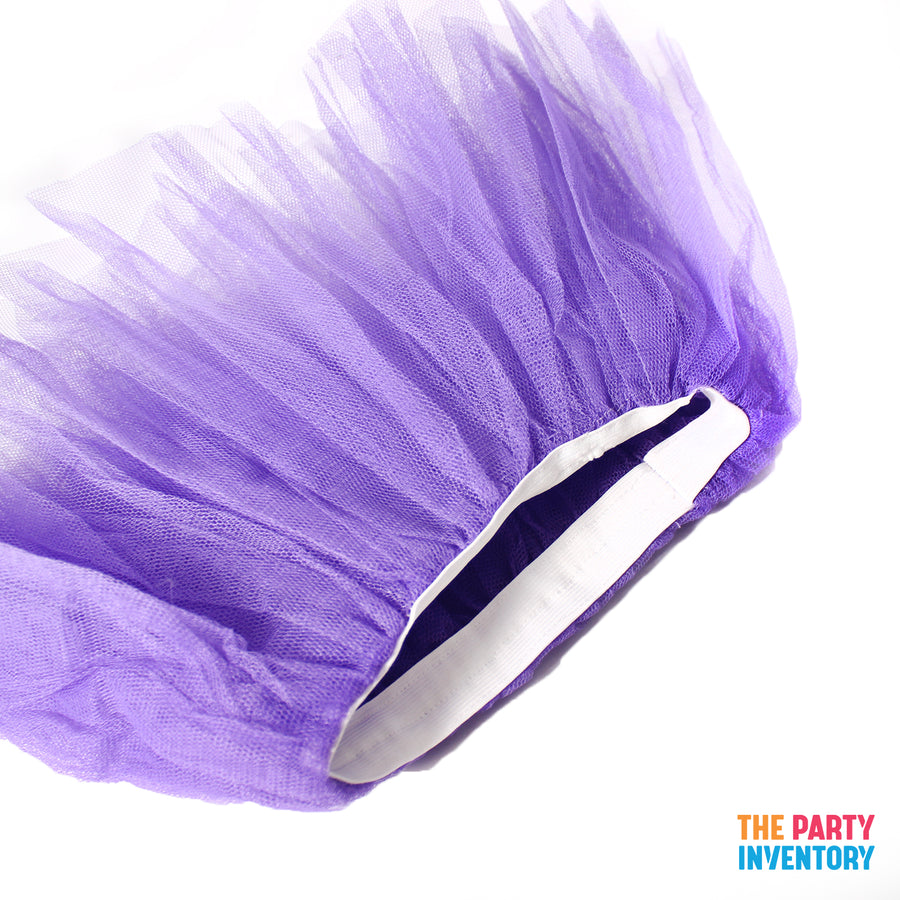 Children Plain Purple Stiff Tutu