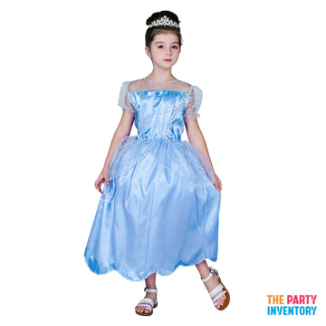 Children Blue Princess Costume