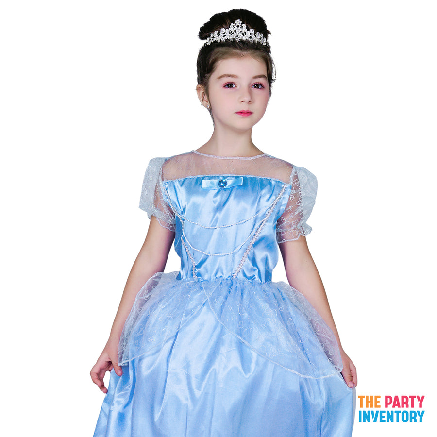Children Blue Princess Costume